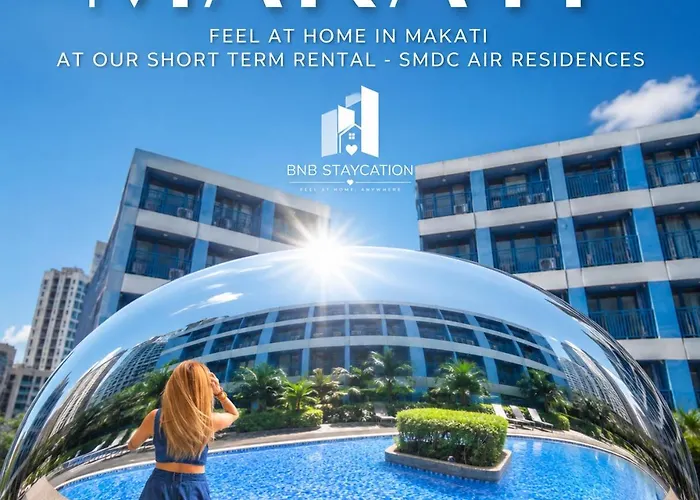 Modern 1br In Air Residences Makati Near Ayala Cbd View Aparthotel